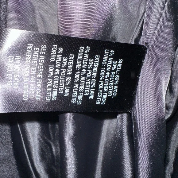 KENNETH COLE | Wool Blend Long Dress Coat - Picture 3 of 3